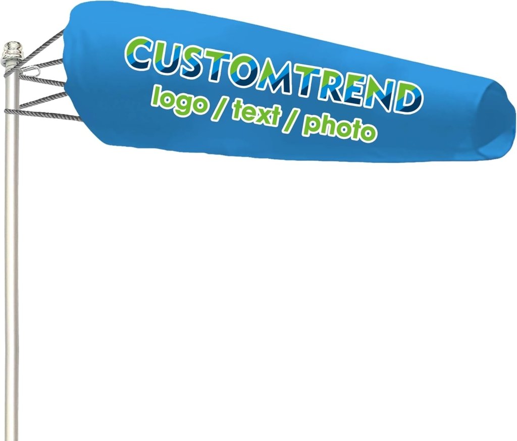Custom WindSock for Outside(6" X 24",8" X 36",10" X 36",12" X 48") - Customtrend