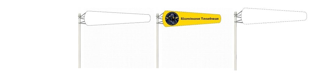 Custom WindSock for Outside(6" X 24",8" X 36",10" X 36",12" X 48") - Customtrend