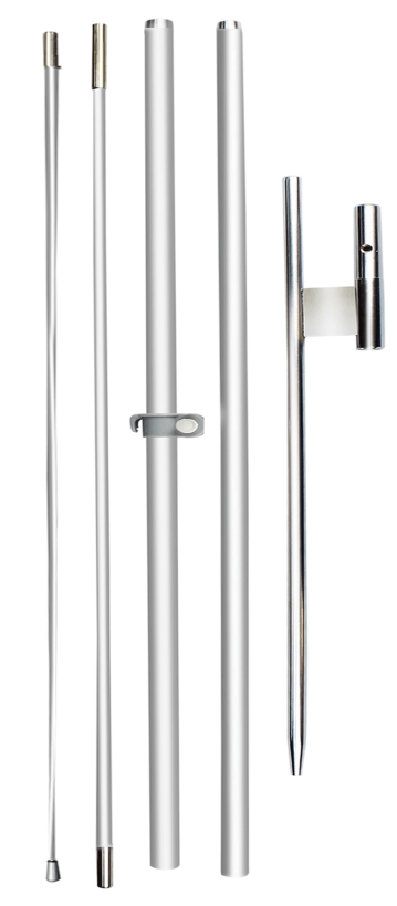Flagpole adapted to CUSTOMTREND 8ft Custom Flag - Customtrend