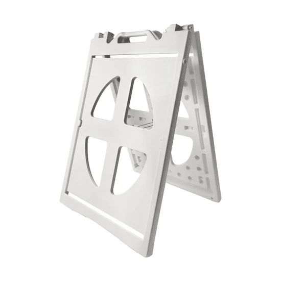 21.5"x28.5" A-Frame Sidewalk Sign – Double-Sided Folding Display for Outdoor Advertising - Customtrend
