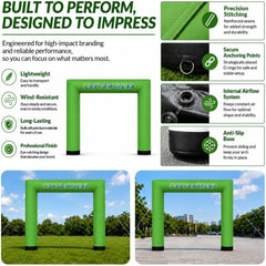 25ft Custom Square Air-Sealed Inflatable Arch – Suitable for Various Events - Customtrend
