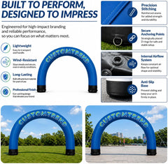 15x10ft Custom Round Sealed Inflatable Archway – Suitable for Various Events