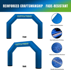 15ft Custom Angled Air-Sealed Inflatable Arch – Suitable for Various Events