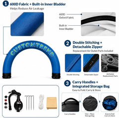 15x10ft Custom Round Sealed Inflatable Archway – Suitable for Various Events