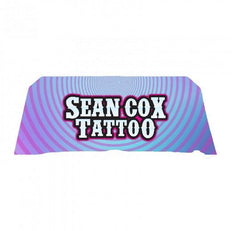 Custom Table Cover Back with Slit(4FT (106"W x 88"H),6FT (130"W x 88"H),8FT (154"W x 88"H)) - Customtrend